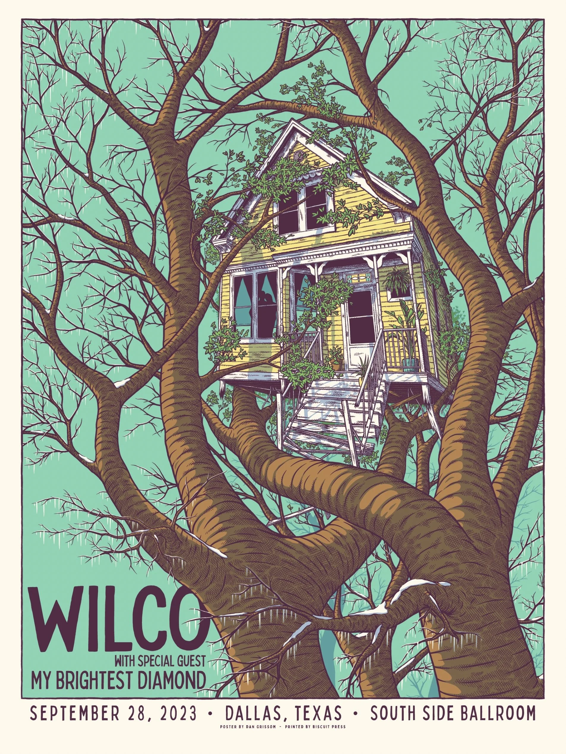 GIG POSTERS — DAN GRISSOM / BISCUIT PRESS